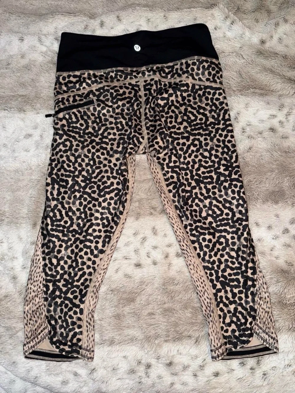 Lululemon Leopard Capri Leggings size 4